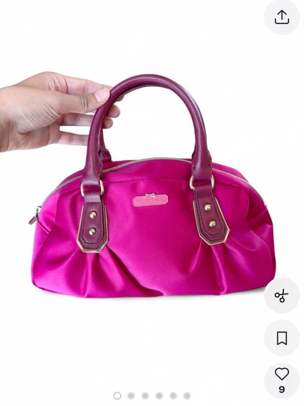 Victoria’s Secret y2k pink handbag with top handles